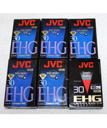 6 JVC TC-30 EHG Compact VHS 90 Minute EP Mode High Energy Recording Tape... - $760.08 MXN