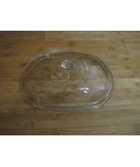 Lid (only) Rival Vintage Crock Pot Model 3745 Glass Lid Replacement Oval... - £22.62 GBP