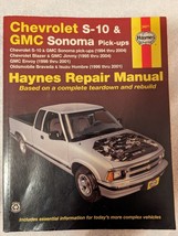 Haynes Repair Manual 24071 Chevrolet S-10 &amp; GMC Sonoma (1994-2004 varies... - $12.55