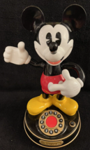 1997 Telemania Mickey Mouse Telephone - Animated Talking - No Handset - £22.11 GBP