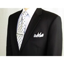 Men Renoir Suit Separate Super 140s Soft Wool Two Button Classic Fit 508-1 Black image 9