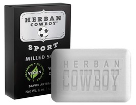 Herban Cowboy Milled Bar Soap Men&#39;s Soap, Dusk (Sport (1 Pack)) - £16.05 GBP