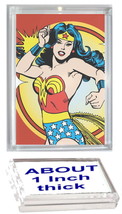 Wonder Woman Acrylic Executive Display Piece or Desk Top Paperweight - £10.71 GBP