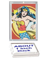 Wonder Woman Acrylic Executive Display Piece or Desk Top Paperweight - £10.56 GBP