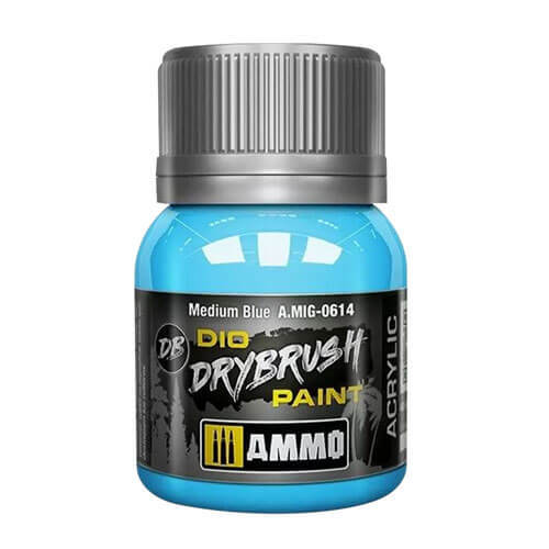 Ammo by MIG Drybrush - Medium Blue - $15.51