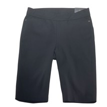 RAFAELLA Pants Comfort Bermuda Women&#39;s Size 8 Black Stretch NEW - £16.93 GBP