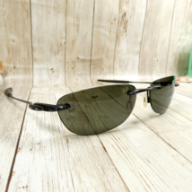Oakley Matte Black Metal Rimless Wire Sunglasses - Why 8 - $118.75