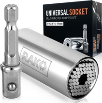 Rak Universal Socket Tool: Super Socket Unscrew Any Bolt; Adjustable Grip Socket - £21.23 GBP