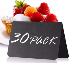 30 Pack Chalkboard Table Tents 3X4 In For Food - Buffet - Bakery -, Food Labels - $42.99