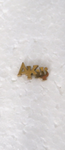 Alpha Kappa Psi Business Fraternity Gold Tone Miniature Lapel Hat Pin - $11.83