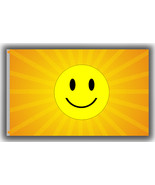 SMILE Flag happy day Peaceful morning 90x150cm 3x5ft Decor Best Banner - €12,03 EUR