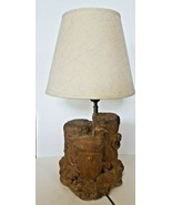 Vintage Unique Plaster Lamp Seagull Ocean Seashore Motif Signed Bunk 1976 - $728.63 MXN