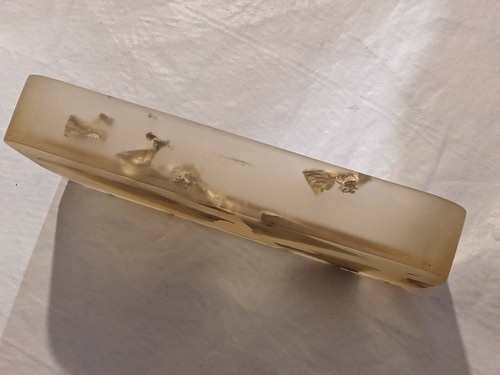 Martha Sturdy Suspendu Doré Feuille Résine Canada Rectangle Bowl Dish Plateau Item image 8