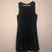J. Crew Factory Women’s Black Pleated Shift Dress Style 91722 Sz 6 - $831.93 MXN