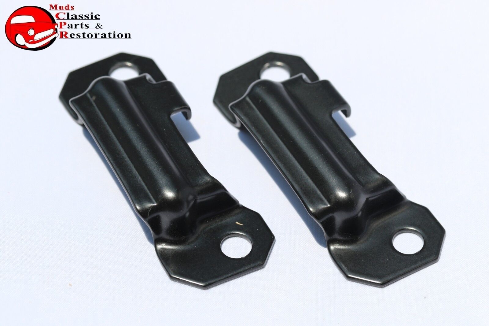 1955 1956 1957 Chevy Passenger Car Bench Seat To Floor Clip Pair Bel Air 150 210 - $21.18
