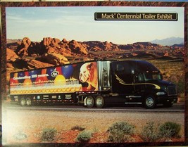 2000 Mack Centennial Travelling Trailer Exhibit Brochure - $5.00