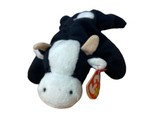 Ty Beanie Baby Black and White Dairy Daisy Cow #4006 Hang Tag Not perfect - $6.00