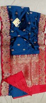 Premium Pure Silk Mark Certified Saree, Handloom Pure Silk Katan Saree, Traditio - £202.59 GBP
