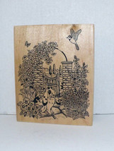 Rubber Stamp # 85-S Bunny&#39;s Paradise 1996 Embossing Arts Co. Bunnys New (k) - £20.50 GBP