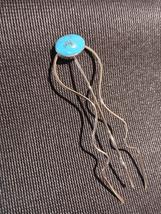 .925 Sterling Silver and Sleeping Beauty Turquoise Hairpin - £131.59 GBP