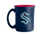 Seattle Kraken NHL 846 Café Coffee Tea Cup Mug 15 oz. Blue Red Interior - $23.76