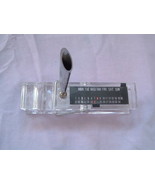 Vintage large acrylic paper clip with pen holder and calendar clothes pe... - $19.75