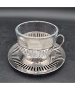 Rare Vintage Toledo Industria Argentina Silver Espresso Coffee Glass Cup... - $376.79 MXN