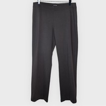 EILEEN FISHER chocolate brown ponte knit pull on pants size medium - £34.24 GBP
