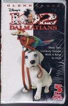 Disney 102 Dalmatians Glenn Close VINTAGE VHS Cassette Clamshell Box - $19.79