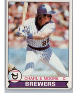 1979 Topps 408 Charlie Moore  PR Milwaukee Brewers - $1.35 CAD