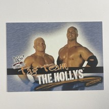 2001 FLEER WWF WRESTLEMANIA WRESTLING TAG TEAM THE HOLLYS #77 - £0.79 GBP