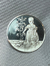 Bicentennial Collection American Art 1 Ozt Little Girl In Lavender Bradl... - £39.52 GBP