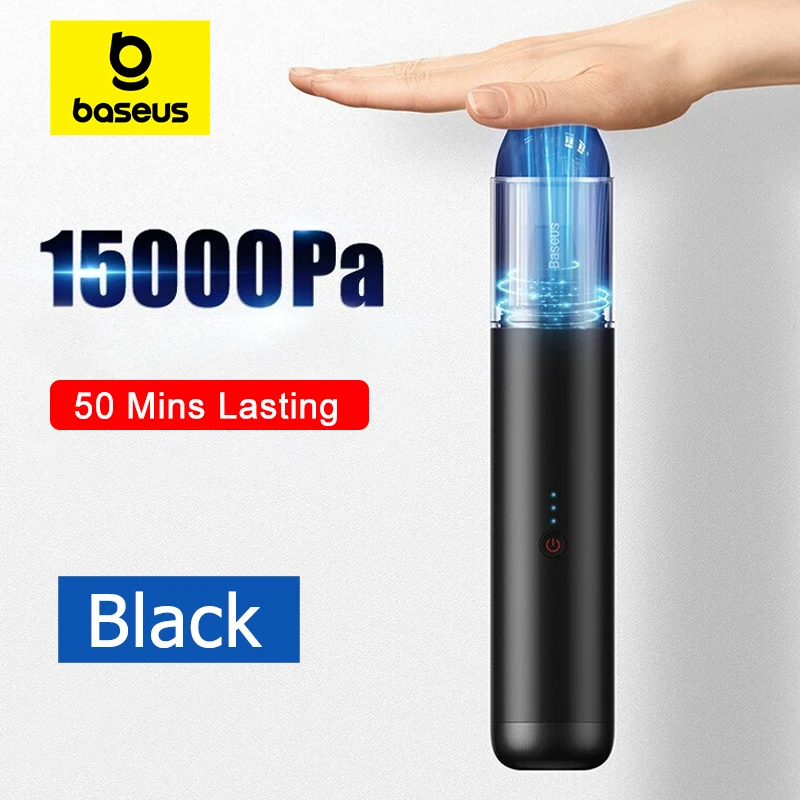 Baseus 15000Pa Wireless Car Vacuum Cleaner 2-in-1 Suction Nozzle Blowpipe - £66.83 GBP+