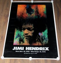 JIMI HENDRIX POSTER ALL THAT HE WAS STILL IS VINTAGE 1970 SUNSET MARKETING  - £129.21 GBP