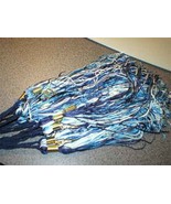 2003 White LIght Blue Navy blue tricolor Graduation Tassle t - £4.79 GBP