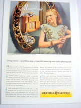 1946 Ad General Electric Musaphonic Radio-Phonograph - $7.99