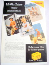 1946 Kodak Ad Kodachrome Film for Full-Color Pictures - £6.28 GBP