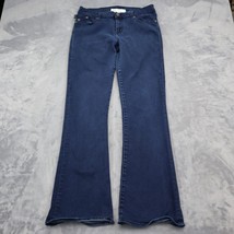Rock Republic Pants Womens 12 Blue Bootcut Mid Rise Pocket Dark Wash Denim Jeans - £20.55 GBP
