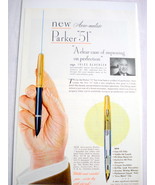 1949 Ad New Aero-Metric Parker 51 Fountain Pen  - £6.28 GBP