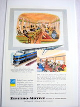 1949 Railroad Ad Electro-Motive Division of GM  - $7.99