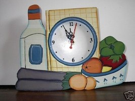 WOODEN WALL CLOCK, #906 - $15.99