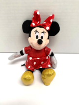 Ty Beanie Babies Sparkle Red Dress Minnie Mouse Plush Stuffed Doll Toy 9... - $7.69