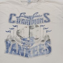 Vtg 2000 New York Yankees Subway Series Champions Mens XL White Graphic T-Shirt  image 8