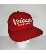 VTG 90s Nebraska Huskers Snapback Hat Script 100% Wool Sports Specialtie... - $64.99
