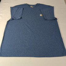 Carhartt K87 413 Original Fit Mens Blue Cotton Short Sleeve Crewneck T-Shirt 2XL image 9