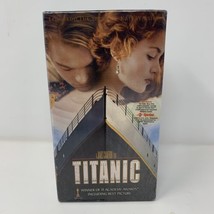 Titanic (VHS, 1998, 2-Tape Set) Leonardo DiCaprio - Kate Winslet - NEW &amp; SEALED - £7.46 GBP