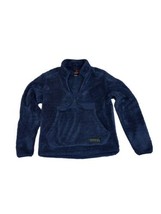 Gerry Men&#39;s Fleece Blue Pullover Hoodie SMALL Textured Kangaroo Pocket - £15.53 GBP