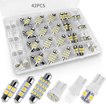 42 Pieces Interior Car Lights, Super Bright White Dome Map Tail Cab Lights Bulb  - £11.21 GBP