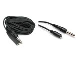 Hosa HPE-325 1/4&quot; TRS to 1/4&quot; TRS Headphone Extension Cable, 25 feet - £8.72 GBP+