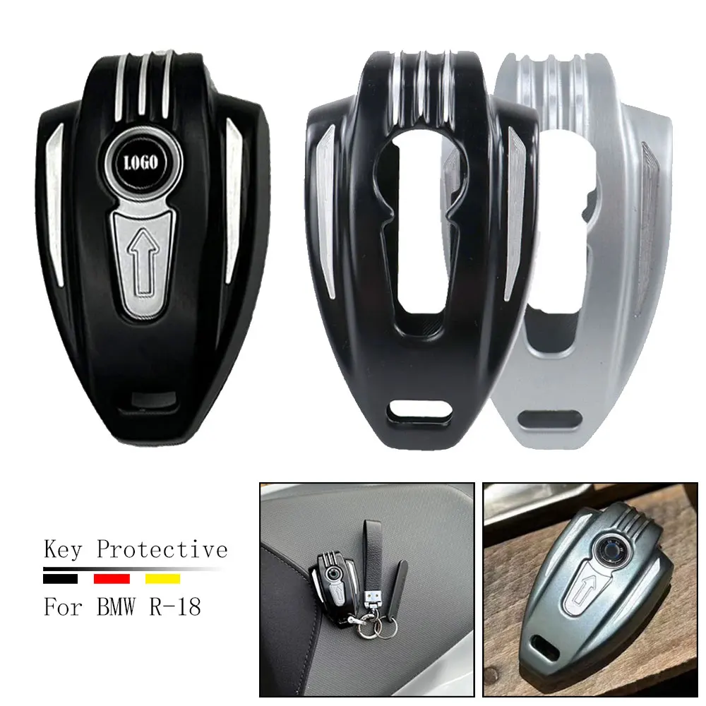 Motorcycle Accessories CNC Key Case Key Protective Case Decorative Cover... - £31.64 GBP